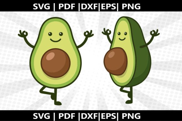 Avocado Yoga SVG Cricut Cut File: A Versatile Tool for Creative Crafting