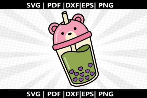 Bobba Bear Tea SVG Cricut Cut File: A Versatile Tool for Creative Projects