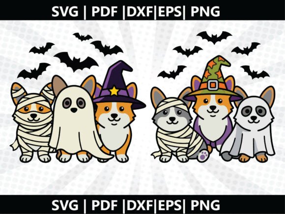 Creating Halloween Crafts with Corgi Halloween SVG Cricut Cut File