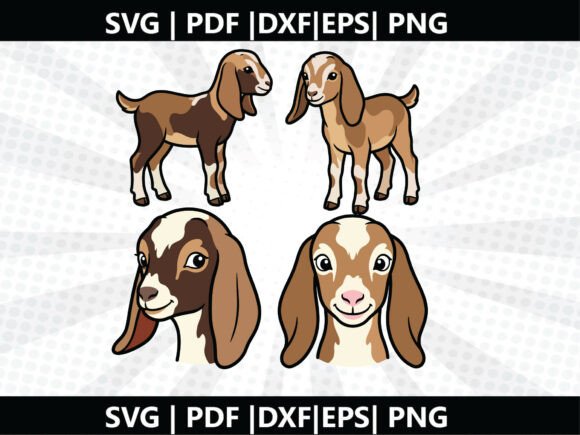 Creating Stunning Crafts with Baby Anglo-Nubian SVG Cricut Cut File