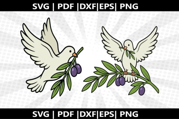 Creating Stunning Crafts with Olive Branch Dove SVG Cricut Cut File
