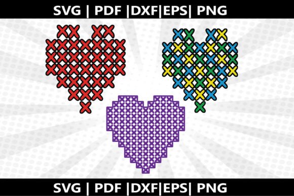 Cross Stitch X SVG Cricut Cut File