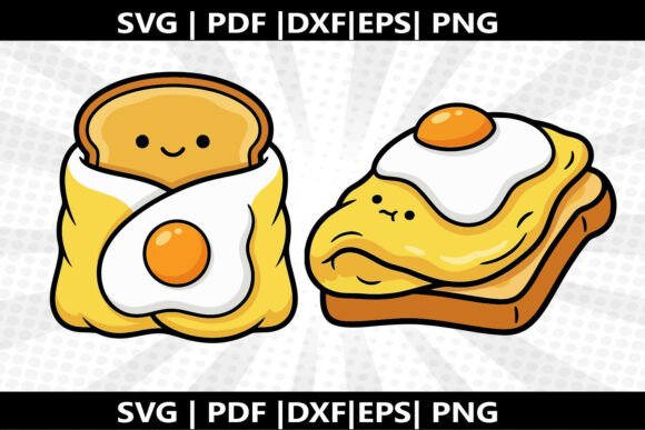 Designing with Precision: Egg Toast Blanket SVG Cricut Cut File