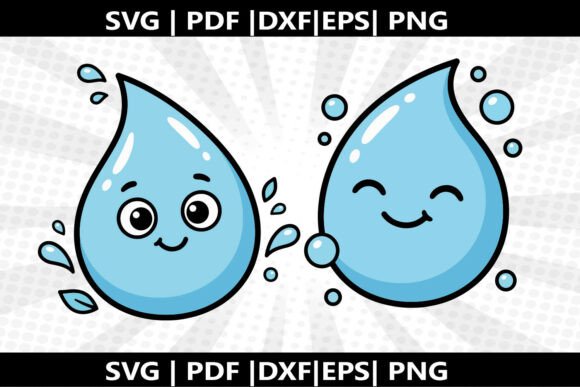 Drop of Water SVG Cricut Cut File
