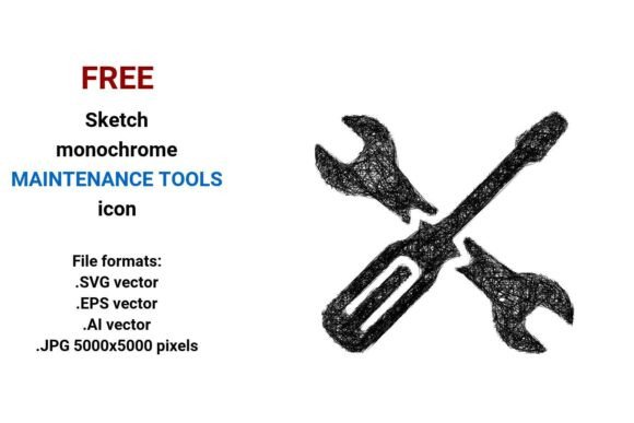 Free Sketch Maintenance Tools Icon