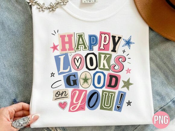Happy Looks Good on You PNG: A Versatile Design Asset for Creatives