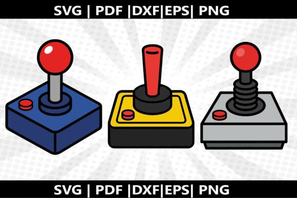 Joystick Retro SVG Cricut Cut File: A Versatile Design for Creative Projects