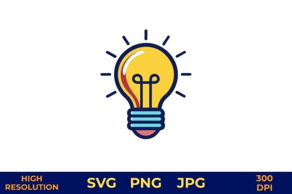 Light Bulb Symbolizing Bright Ideas
