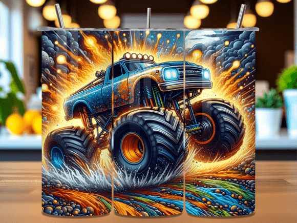 Monster Truck Tires Tumbler Wrap PNG: A Powerful Tool for Creative Projects