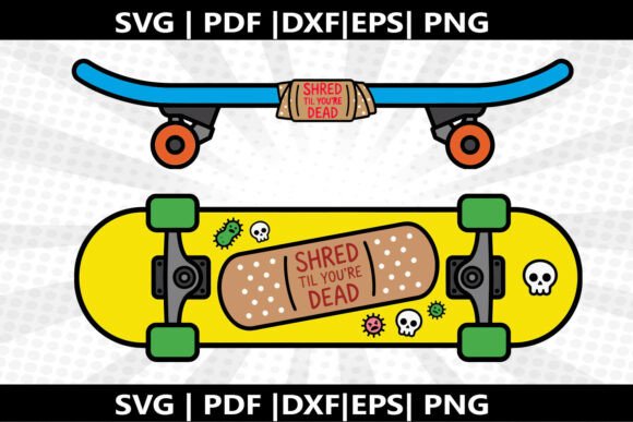 Skateboard Sick SVG Cricut Cut File: A Versatile Tool for Creative Projects