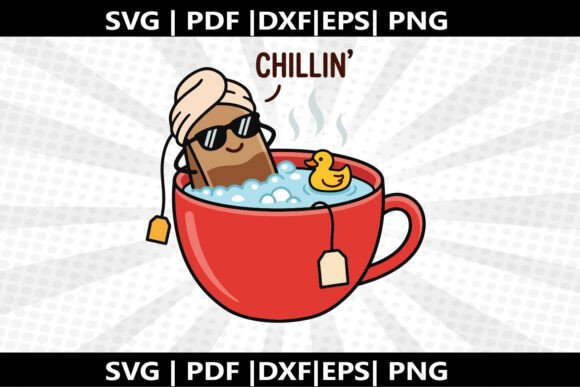 Tea Bag Relaxing SVG Cricut Cut File: A Versatile Tool for Creative Crafting