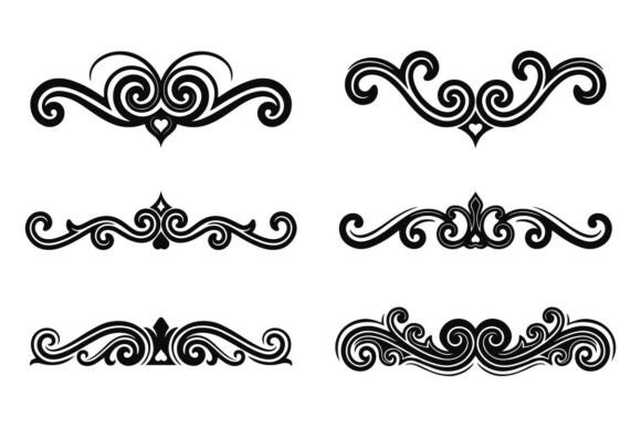Vintage Scroll Work SVG Bundle: A Timeless Design Resource