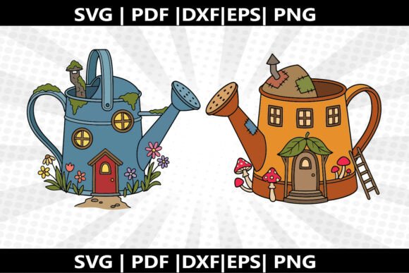 Watering Can Home SVG Cricut Cut File: A Creative Craft Essential