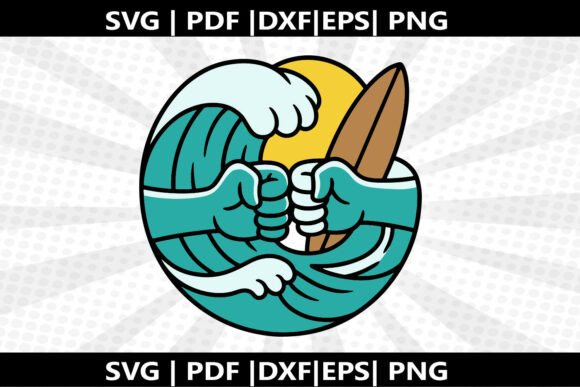 Wave Surf SVG Cricut Cut File: A Versatile Tool for Creative Crafting